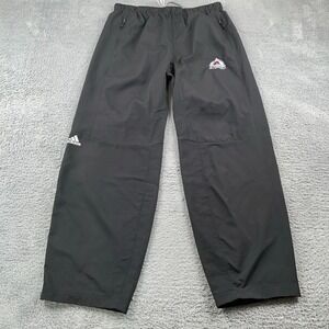 Colorado Avalanche Pants Mens Large Black Adidas NHL Hockey Performance 33x32